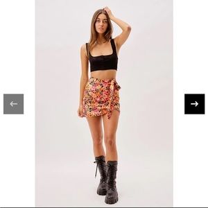 For Love and Lemons Gilles Mini Skirt